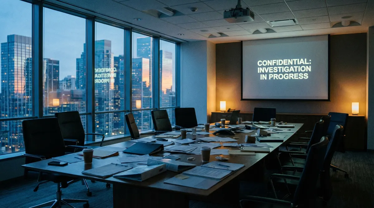 黑料不打 - 企业调查会议室场景